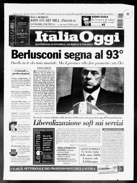 Italia oggi : quotidiano di economia finanza e politica